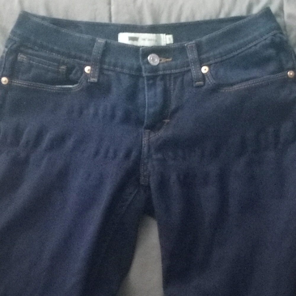 LEVIS 524 SKINNY dark blue jeans